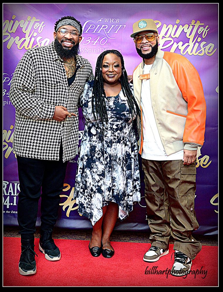 Spirit of Praise Pastor Mike Jr & James Fortune Meet & Greet Photos