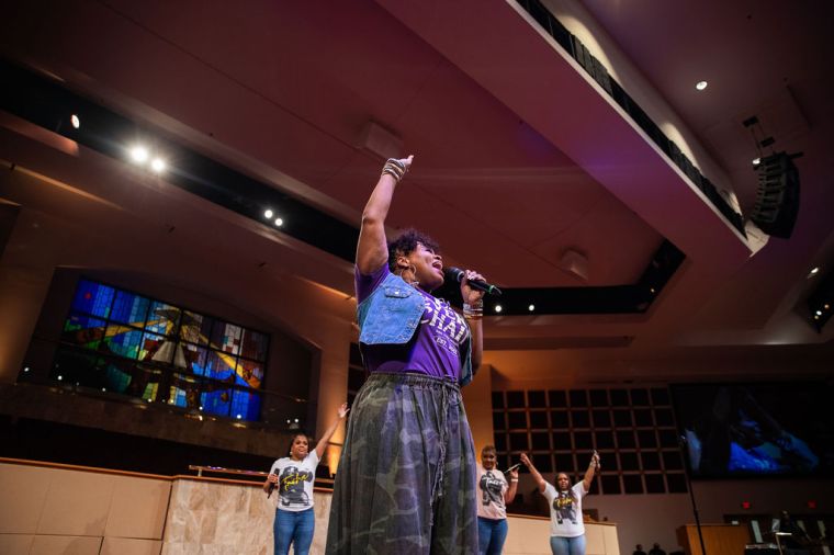 Tasha Cobbs-Leonard at the 15th Annual Spirit of Praise