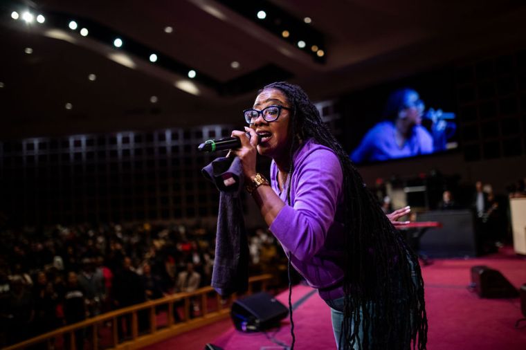 Le'Andria Johnson at the 15th Annual Spirit of Praise