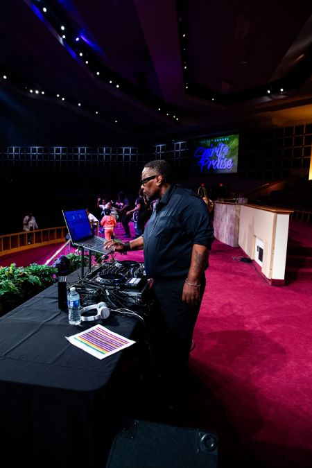 DJ Soul at the 15th Annual Spirit of Praise