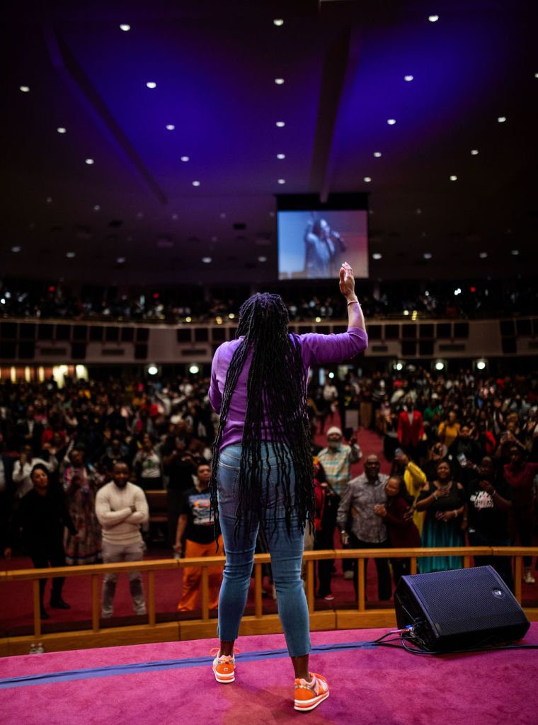 Le'Andria Johnson at the 15th Annual Spirit of Praise