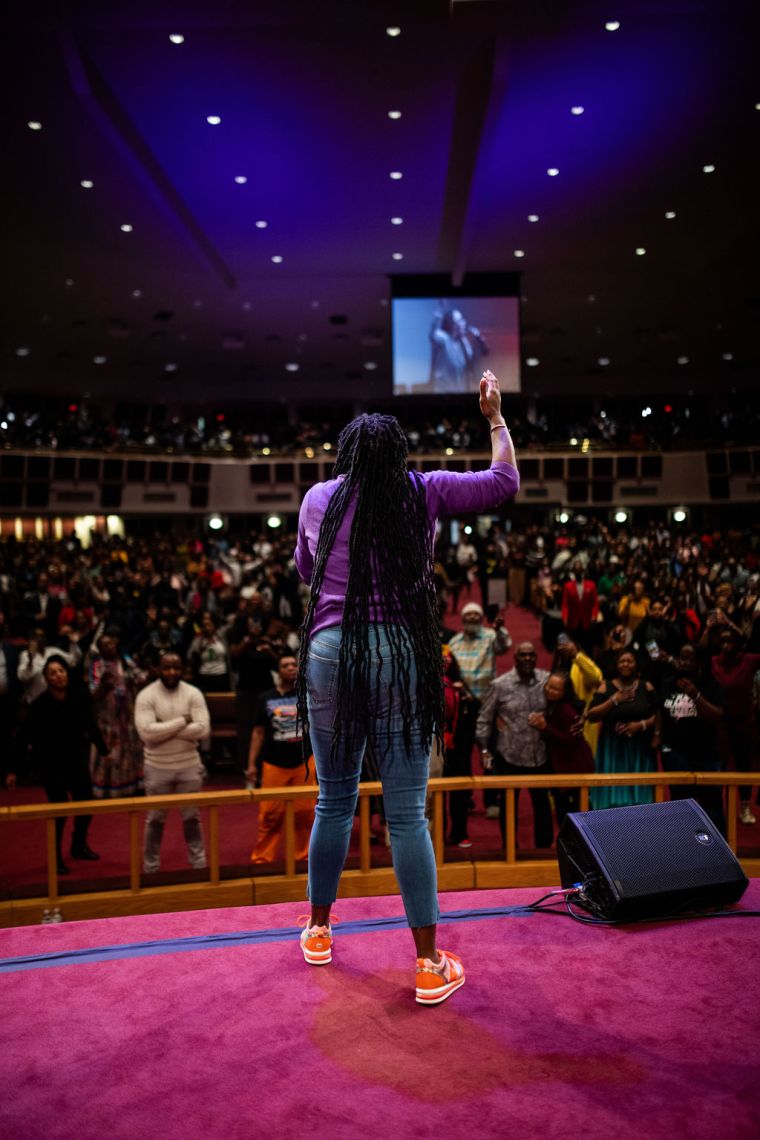 Le'Andria Johnson at the 15th Annual Spirit of Praise