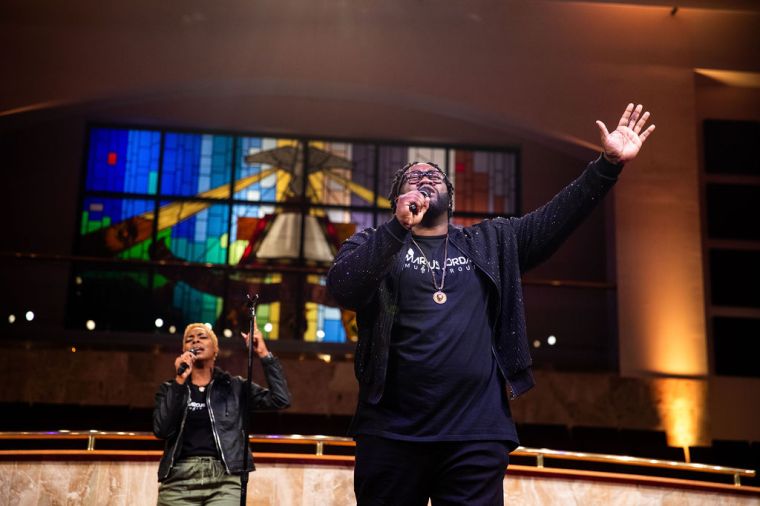 Marcus Jordan at the 15th Annual Spirit of Praise