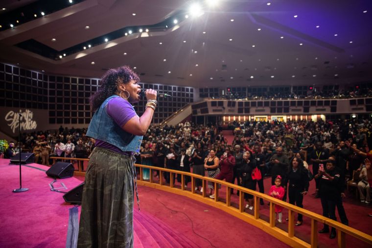 Tasha Cobbs-Leonard at the 15th Annual Spirit of Praise