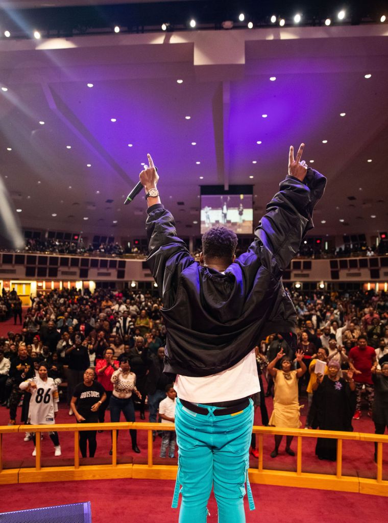 Tim Bowman Jr. at the 15th Annual Spirit of Praise