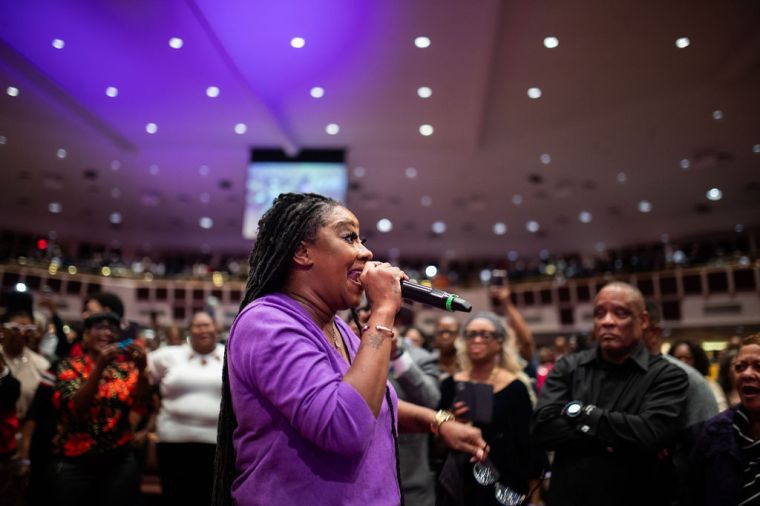 Le'Andria Johnson at the 15th Annual Spirit of Praise