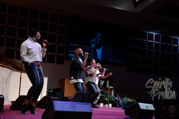 Brandon Camphor & One Way at the 15th Annual Spirit of Praise