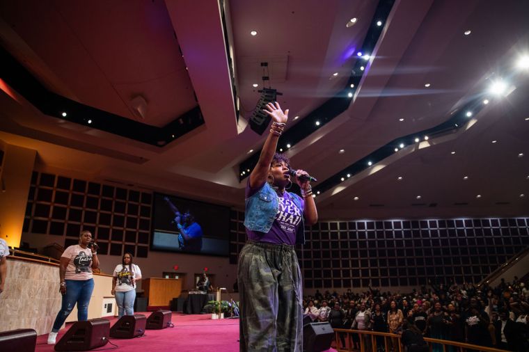 Tasha Cobbs-Leonard at the 15th Annual Spirit of Praise