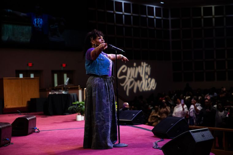 Tasha Cobbs-Leonard at the 15th Annual Spirit of Praise