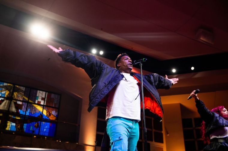 Tim Bowman Jr. at the 15th Annual Spirit of Praise