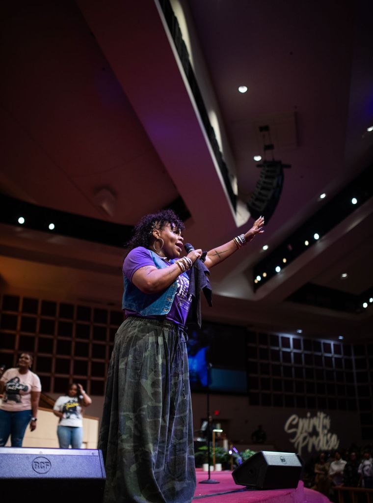 Tasha Cobbs-Leonard at the 15th Annual Spirit of Praise