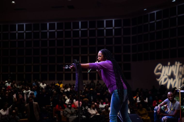 Le'Andria Johnson at the 15th Annual Spirit of Praise
