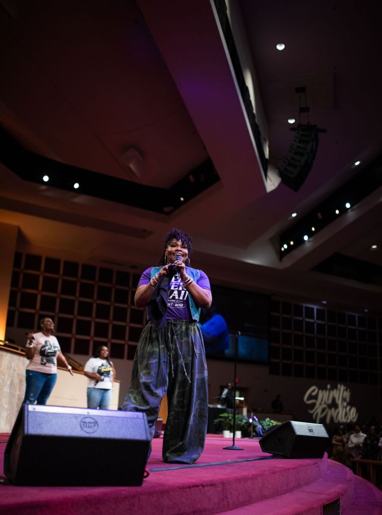 Tasha Cobbs-Leonard at the 15th Annual Spirit of Praise