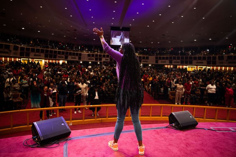 Le'Andria Johnson at the 15th Annual Spirit of Praise