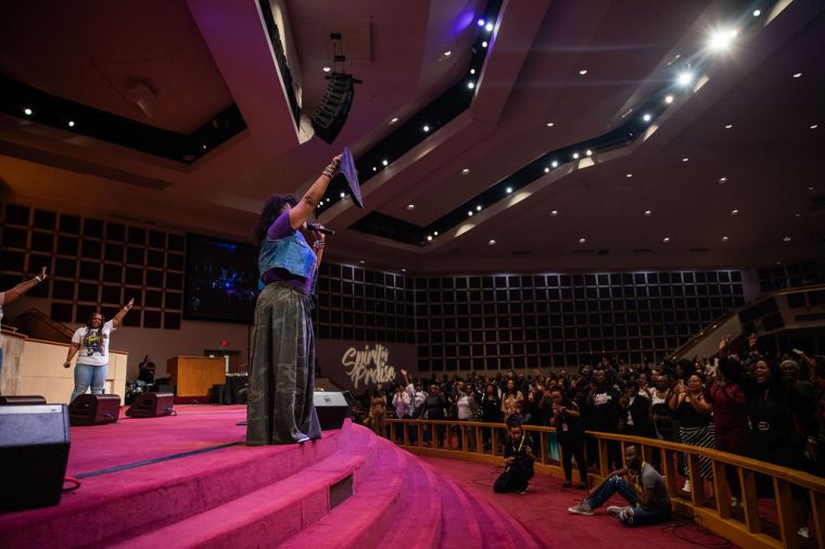 Tasha Cobbs-Leonard at the 15th Annual Spirit of Praise