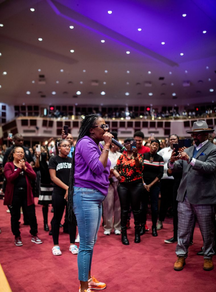 Le'Andria Johnson at the 15th Annual Spirit of Praise