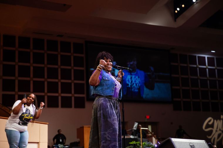 Tasha Cobbs-Leonard at the 15th Annual Spirit of Praise