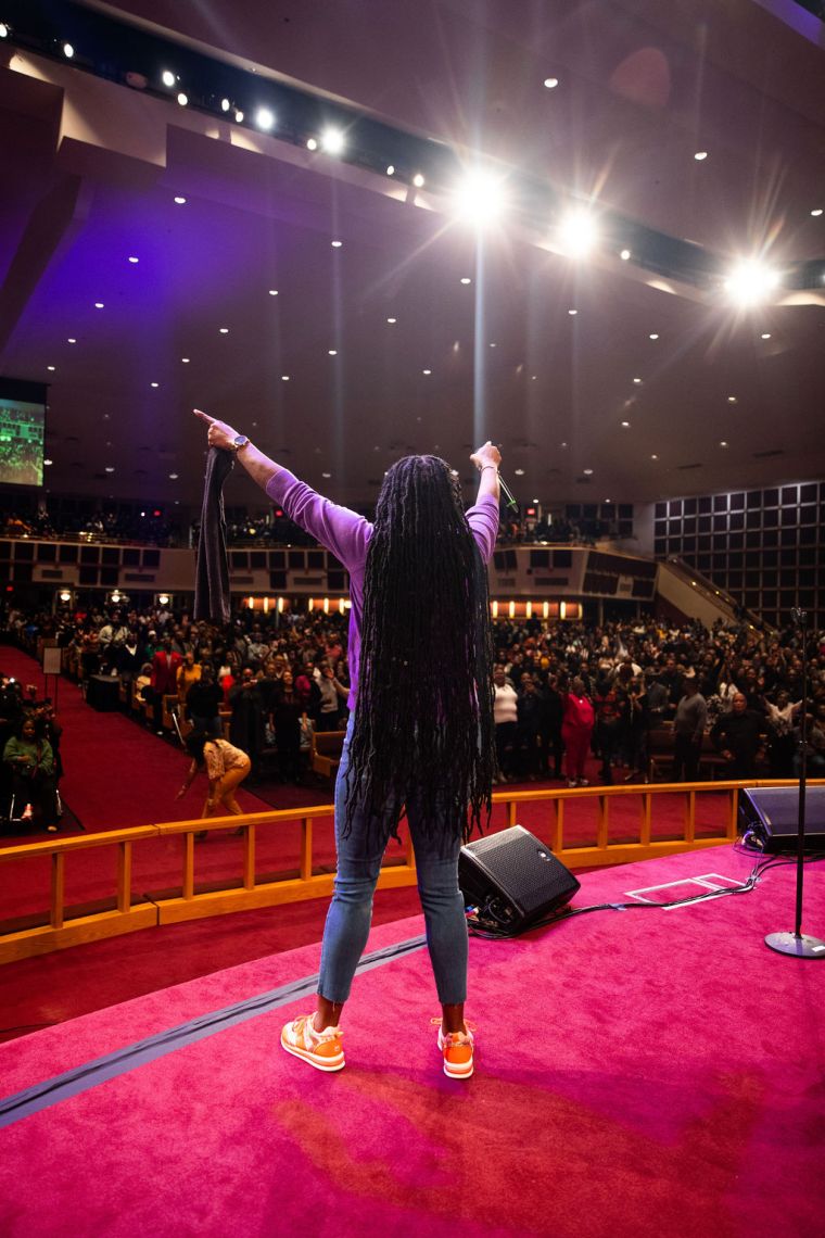 Le'Andria Johnson at the 15th Annual Spirit of Praise
