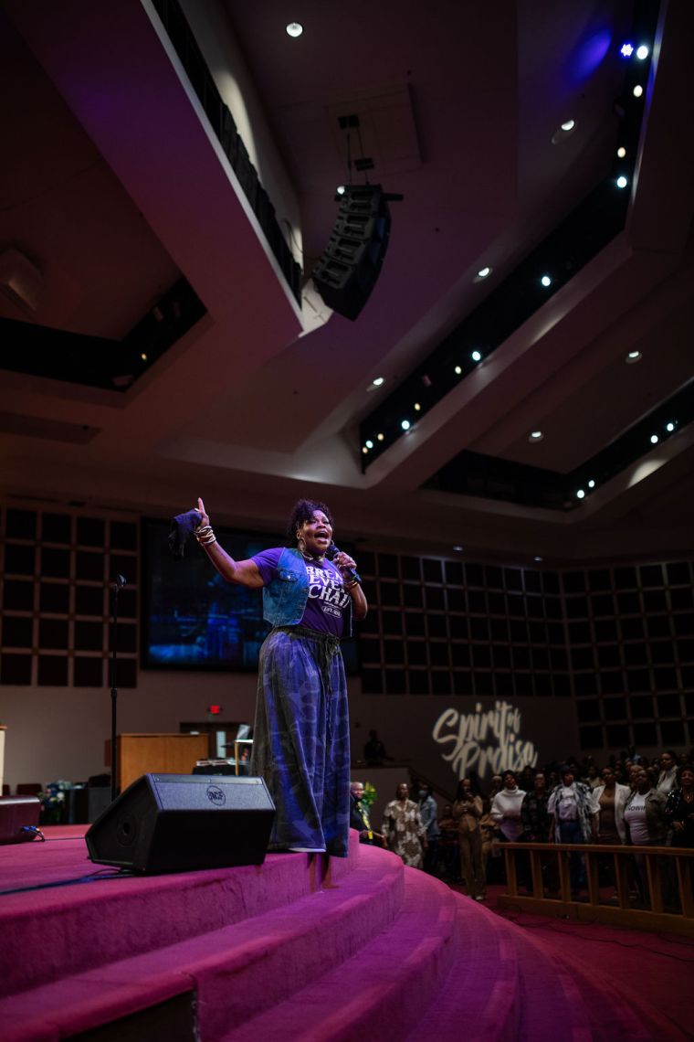 Tasha Cobbs-Leonard at the 15th Annual Spirit of Praise
