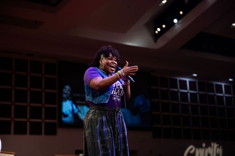 Tasha Cobbs-Leonard at the 15th Annual Spirit of Praise