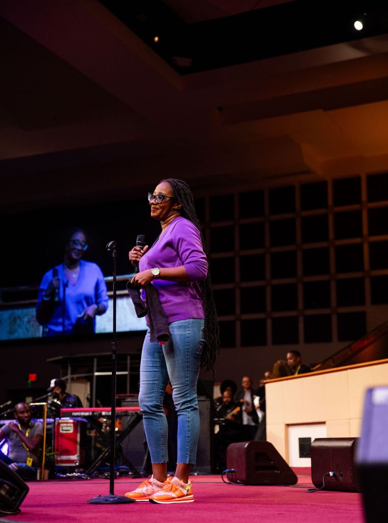 Le'Andria Johnson at the 15th Annual Spirit of Praise