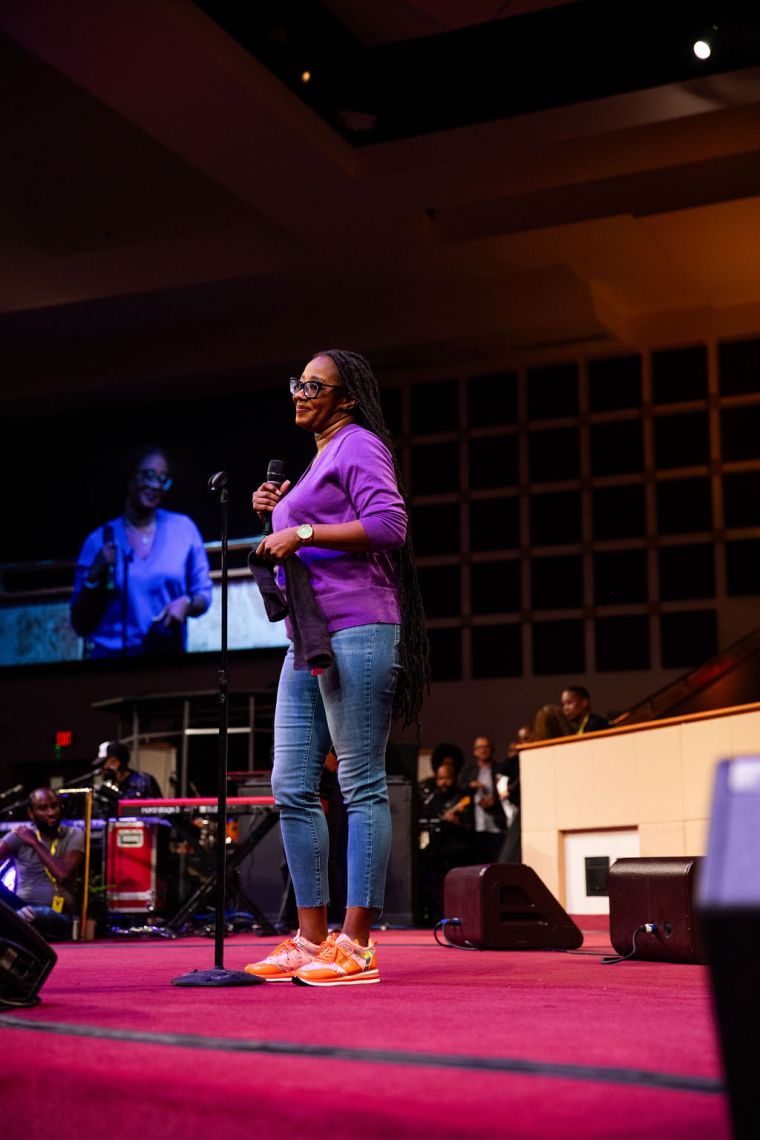 Le'Andria Johnson at the 15th Annual Spirit of Praise