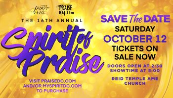 16th Annual Spirit of Praise Tickets On Sale
