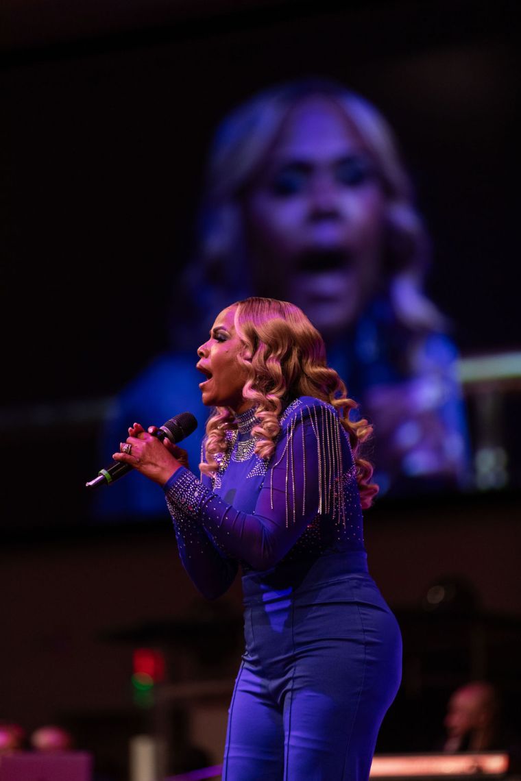 Erica Reed At The Wells Fargo 16th Annual Spirit of Praise