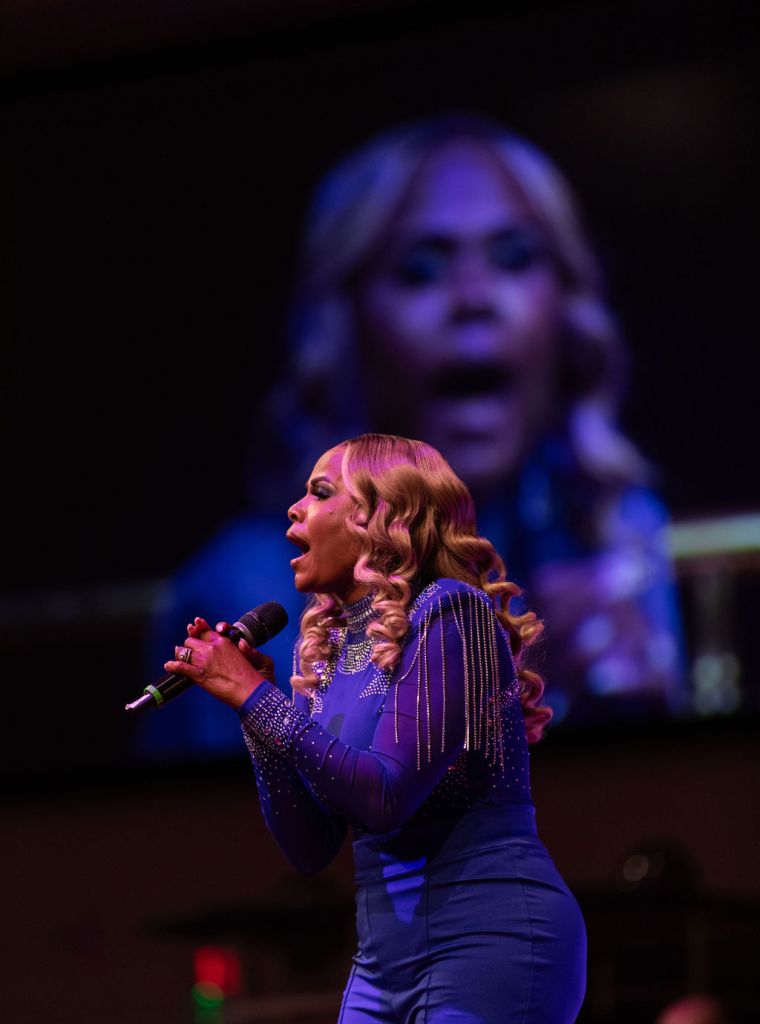Erica Reed At The Wells Fargo 16th Annual Spirit of Praise
