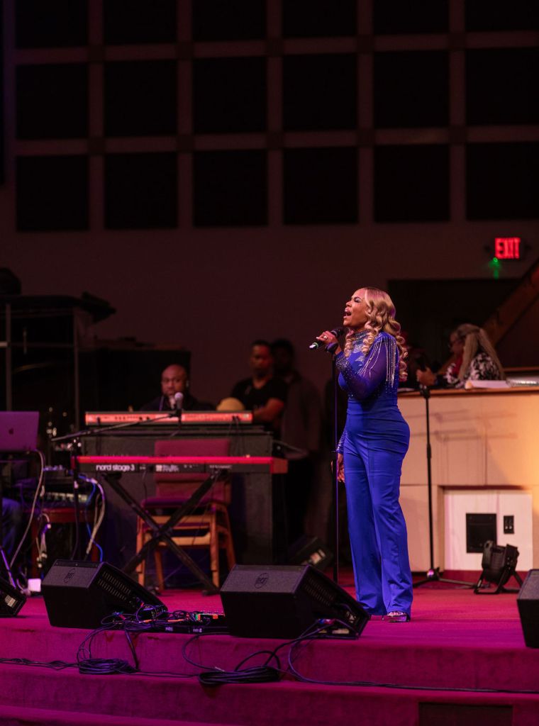 Erica Reed At The Wells Fargo 16th Annual Spirit of Praise