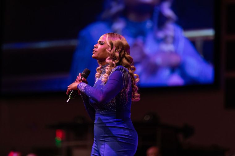 Erica Reed At The Wells Fargo 16th Annual Spirit of Praise