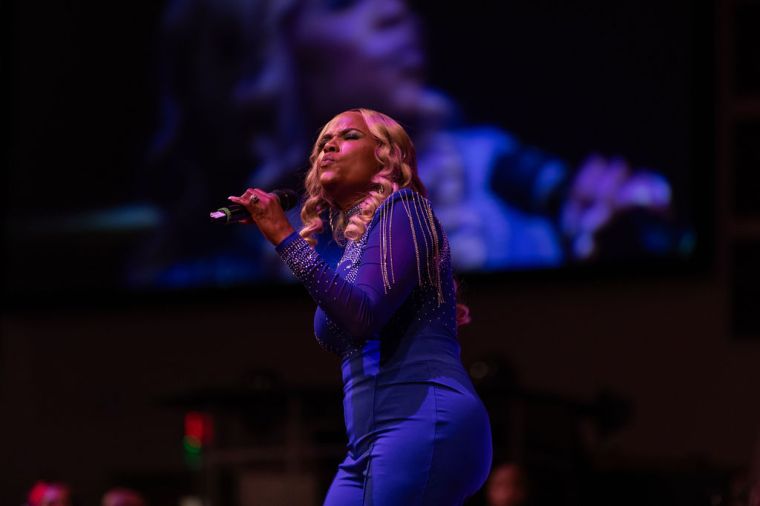 Erica Reed At The Wells Fargo 16th Annual Spirit of Praise