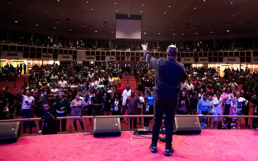 The Wells Fargo 16th Annual Spirit of Praise Crowd