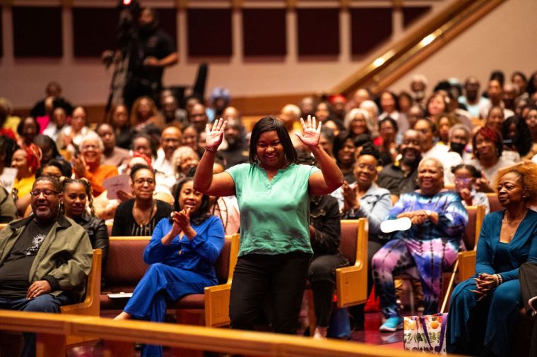 The Wells Fargo 16th Annual Spirit of Praise Crowd