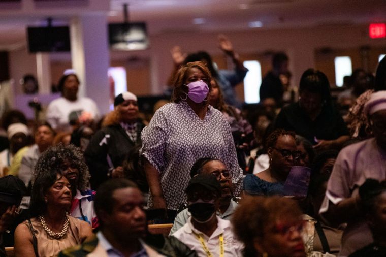 The Wells Fargo 16th Annual Spirit of Praise Crowd