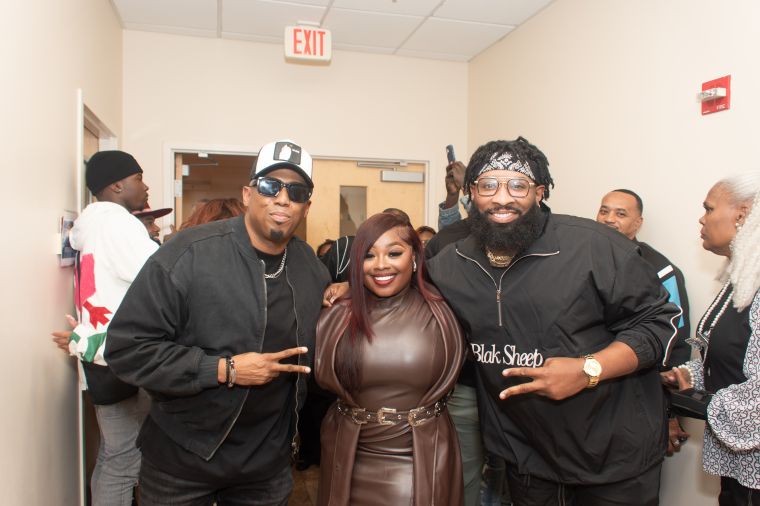 Jekalyn Carr, Anthony Brown and Pastor Mike Jr. At The Wells Fargo 16th Annual Spirit of Praise