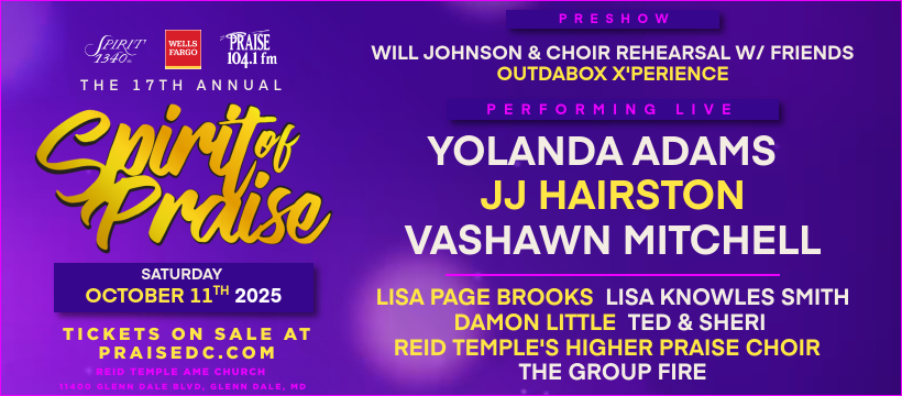 Spirit of Praise 2025 Graphics with Names