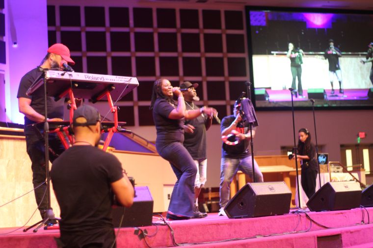 Backstage at The Wells Fargo 17th Annual Spirit of Praise Presented by Osteria Costa