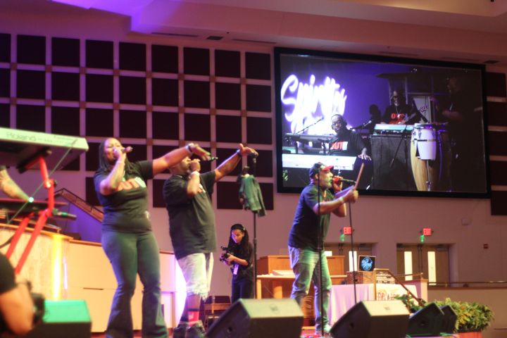 Backstage at The Wells Fargo 17th Annual Spirit of Praise Presented by Osteria Costa