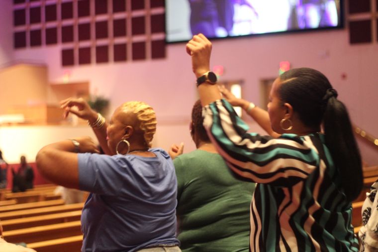 Backstage at The Wells Fargo 17th Annual Spirit of Praise Presented by Osteria Costa