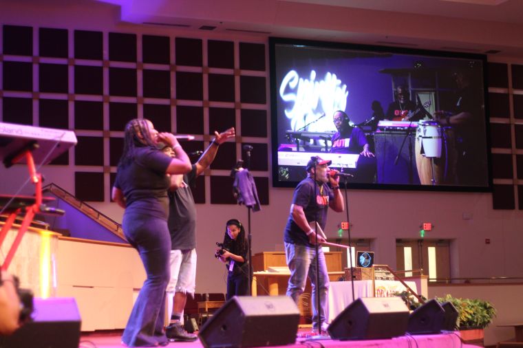 Backstage at The Wells Fargo 17th Annual Spirit of Praise Presented by Osteria Costa