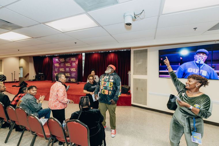 GRIFF Meet and Greet at the The Wells Fargo 17th Annual Spirit of Praise Presented by Osteria Costa