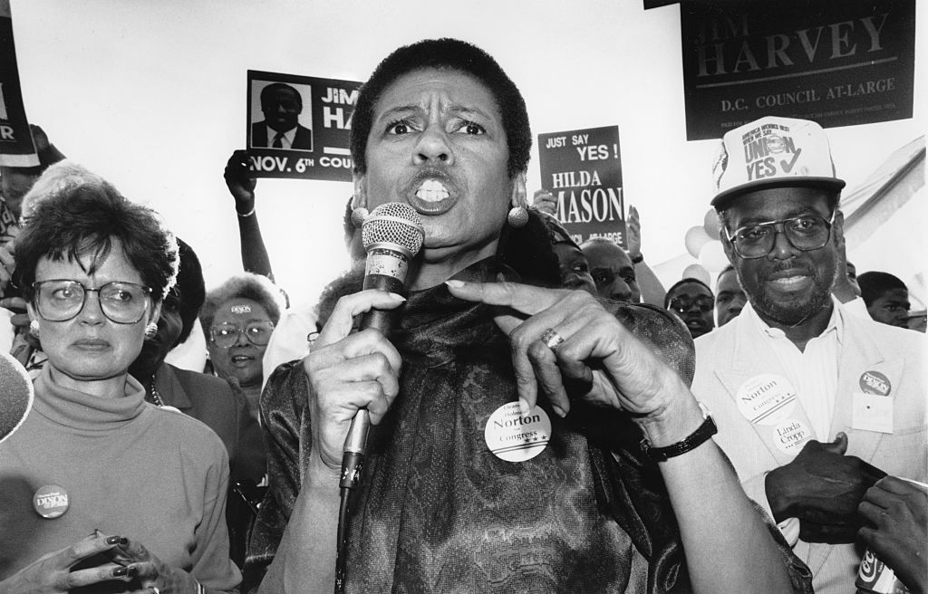 Eleanor Holmes Norton, candidate for DC delegate to Congress