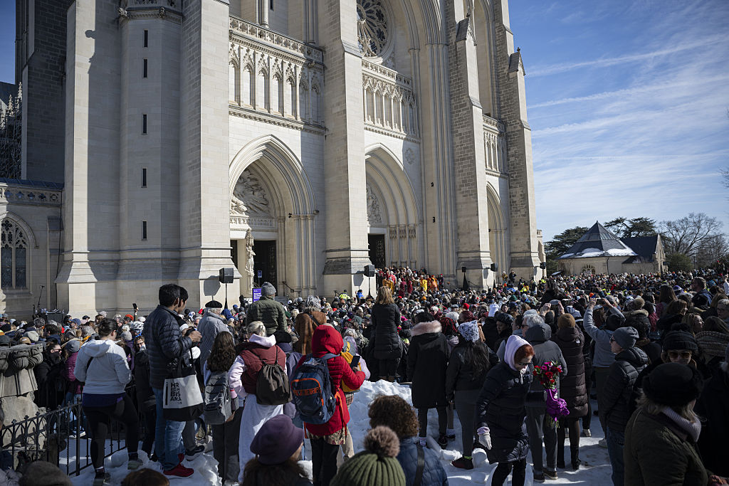 Theravada Buddhist Monks arrive in Washington