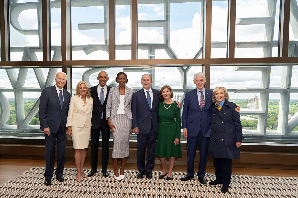 Former Presidents Gather For Obama Presidential Library Dedication Ceremony