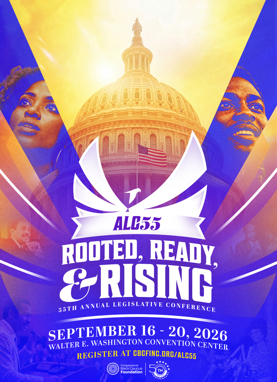 Poster for the "Rooted, Ready, & Rising" event on September 16-20, 2026 at the Walter E. Washington Convention Center, featuring the U.S. Capitol building and silhouettes of people.